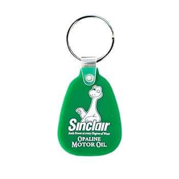 ジャンク品／ラバー／プラスチックキーリング／Vintage ／アメリカ Amazon.co.jp: Sinclair シンクレア Rubber Key Ring ラバー